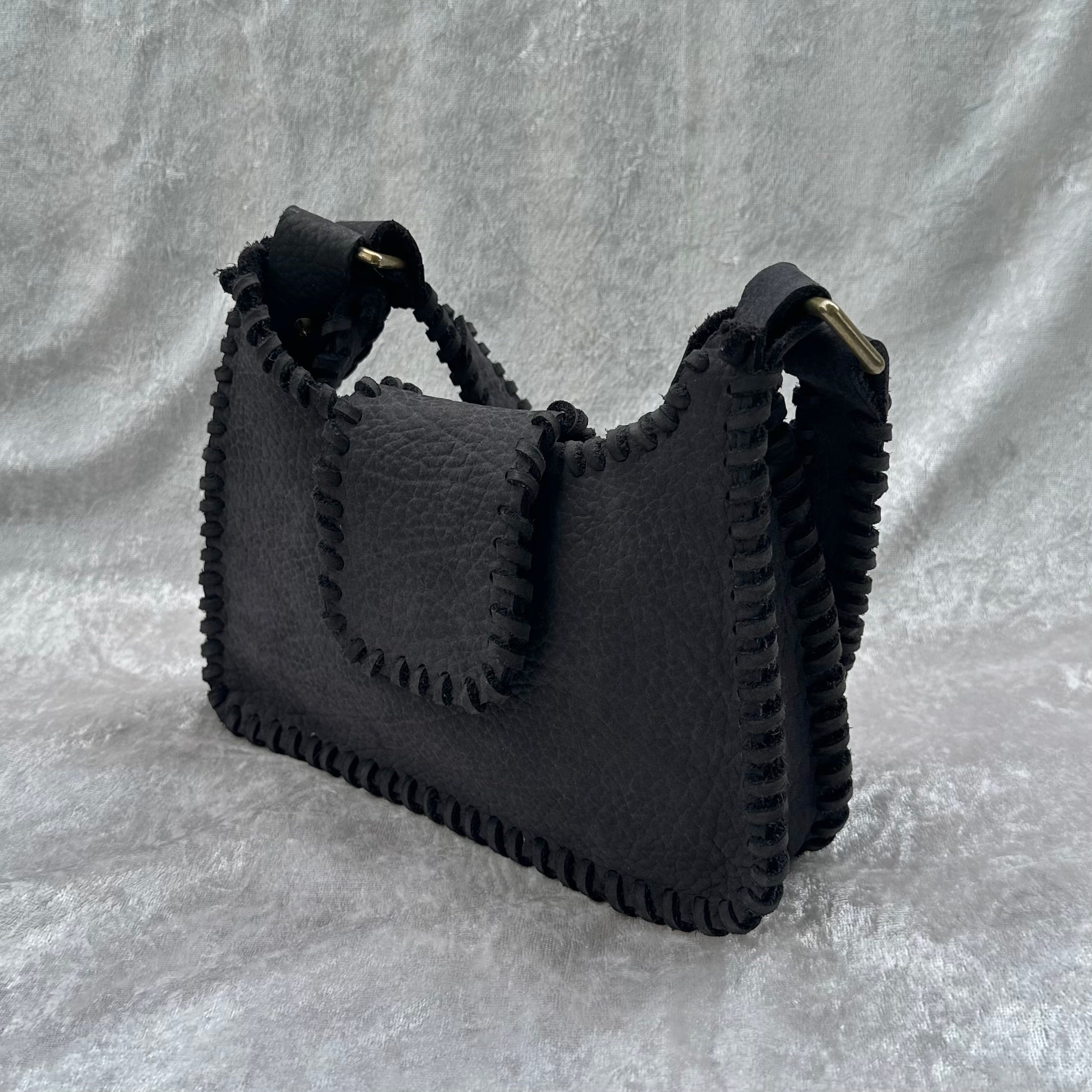 Chris Shoulder Bag Washed Black